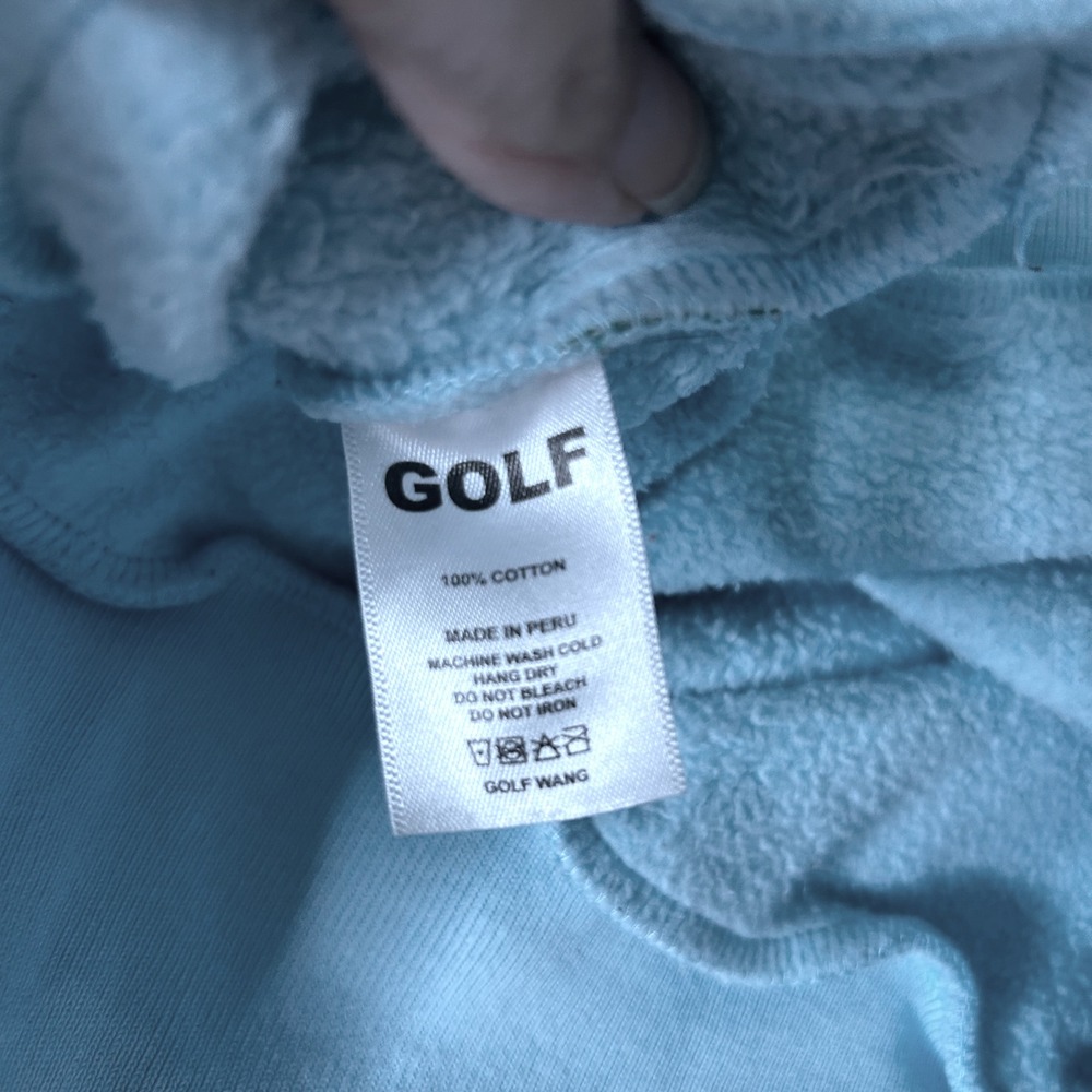 GOLF WANG Frog Crewneck Sweatshirt XS distressed Light Blue Men's xs - Picture 7 of 8